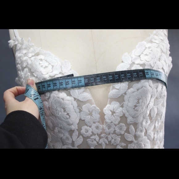 Custom Made Lace top- Light Ivory to off white in color - Picture 4 of 7